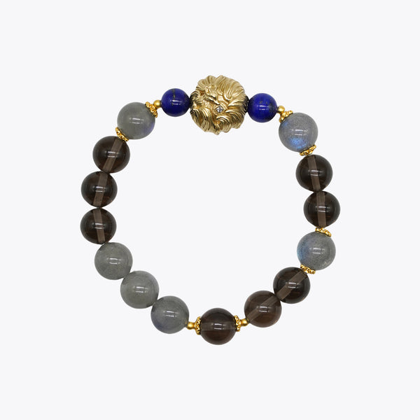 Golden Fortune Accumulator Crystal Bracelet
