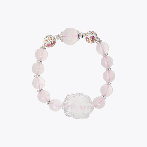 ine-Tailed Peach Blossom Charm · Alluring Heart Crystal Bracelet