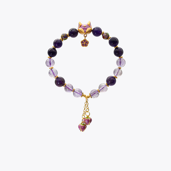 Amethyst & Citrine Destiny Shift Crystal Bracelet