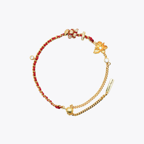 Serpentine Fortune Shift Top Luck Charm Bracelet