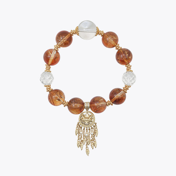 Nine-Tailed Dreamcatcher · Golden Capital Empress Crystal Bracelet